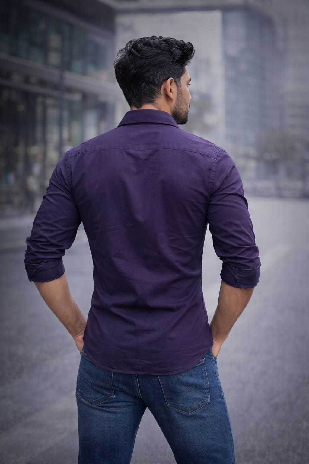 URBEN LUXE PURPEL SHIRT