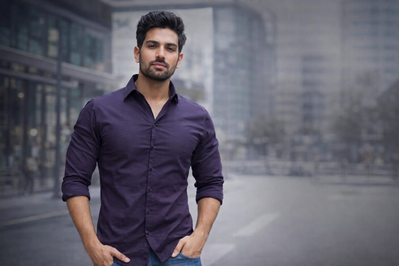 URBEN LUXE PURPEL SHIRT